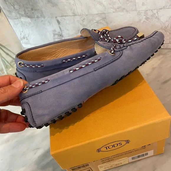 🌿authentic Tods 595 lacerto loafers 6.5 w box - Picture 7 of 9
